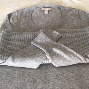 Banana Republic Gray Wool Cashmere Sweater